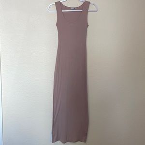 Mauve maxi dress
